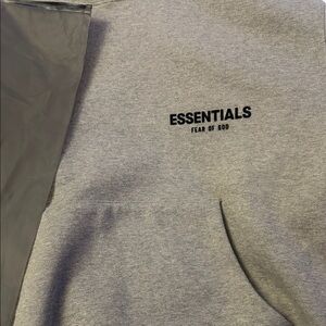 Essentials Fear of God Gray Hoodie